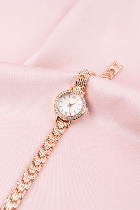 Luxury women Rose Gold Watch
