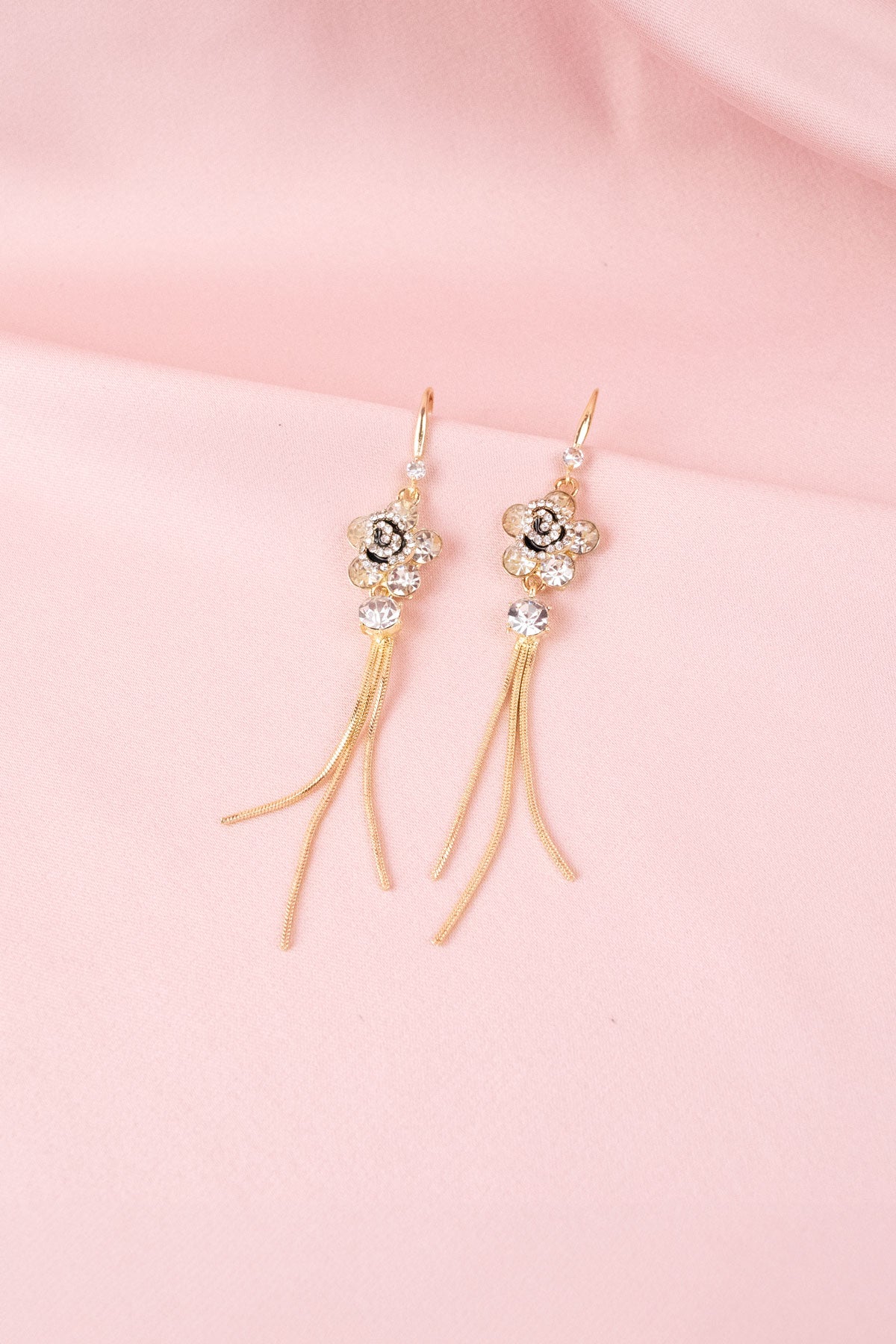 Black Blossom Earring