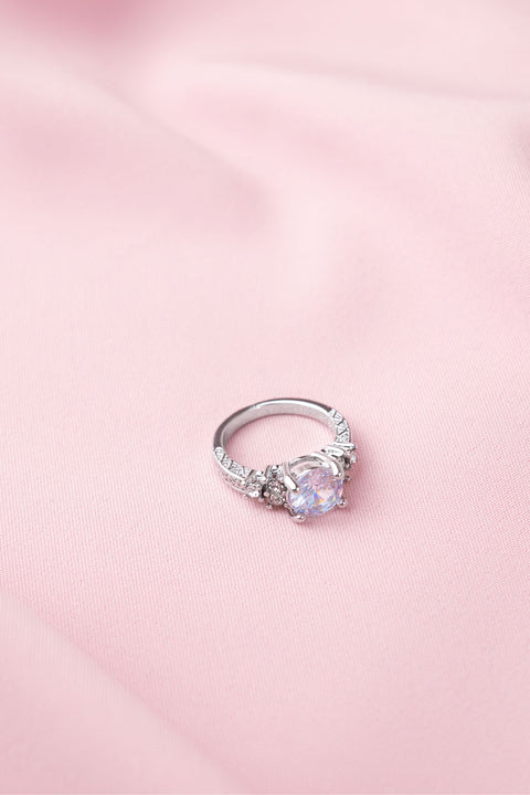 Silver Diamond Luxury Ring