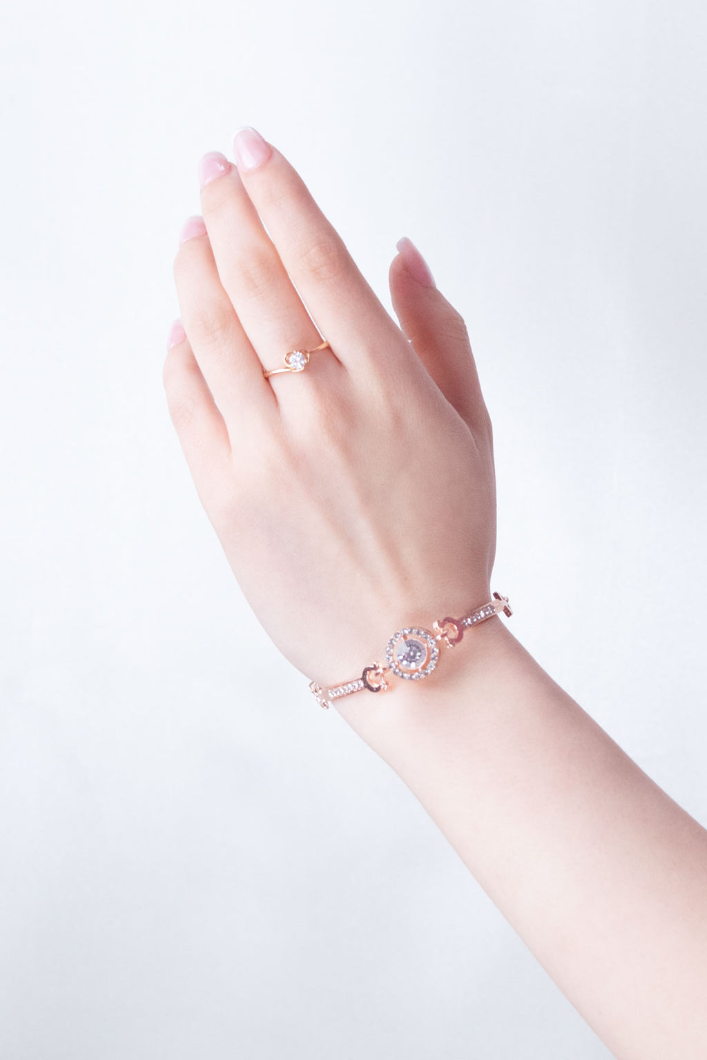 Mini Heart diamond Rose Gold Ring