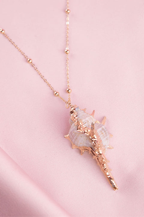 Seashell Gold Stainless Steel Necklaces