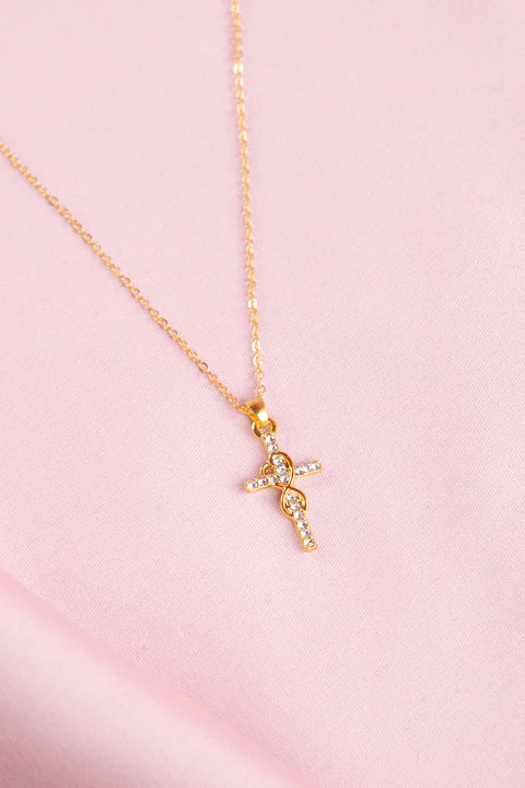 Cross-border new personality 8-character cross necklace