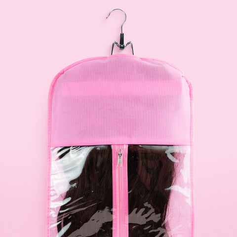 Hair Extensions Travel Bag - Pink