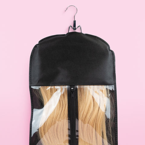 Hair Extensions Travel Bag - Black