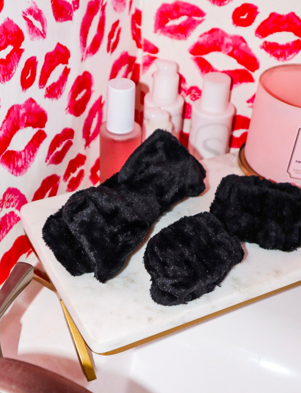 Noir / Headband & Wristband