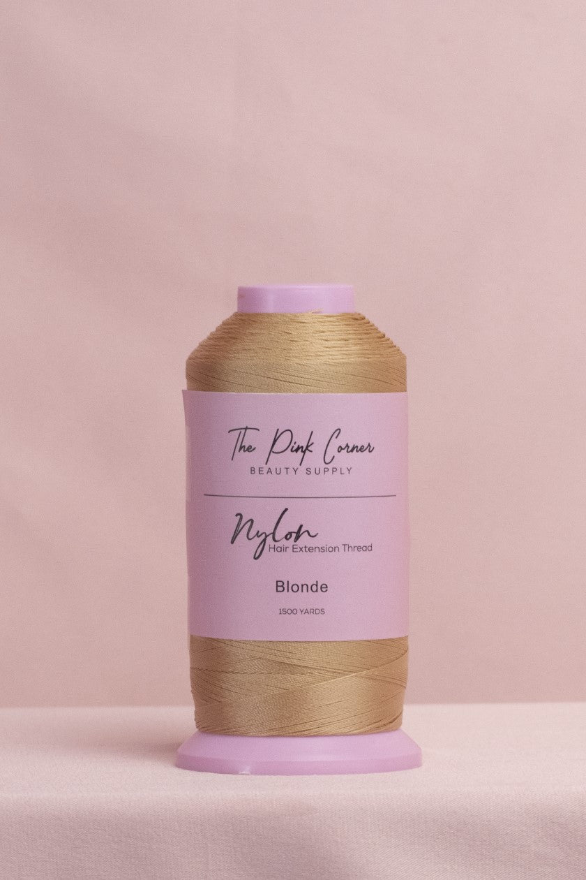 Nylon Pink Hair Extension Thread