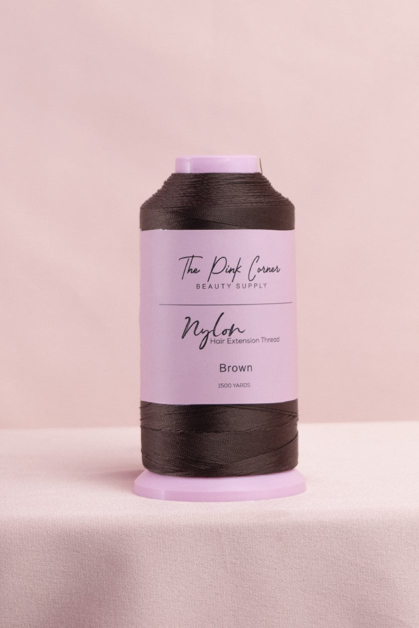 Nylon Pink Hair Extension Thread