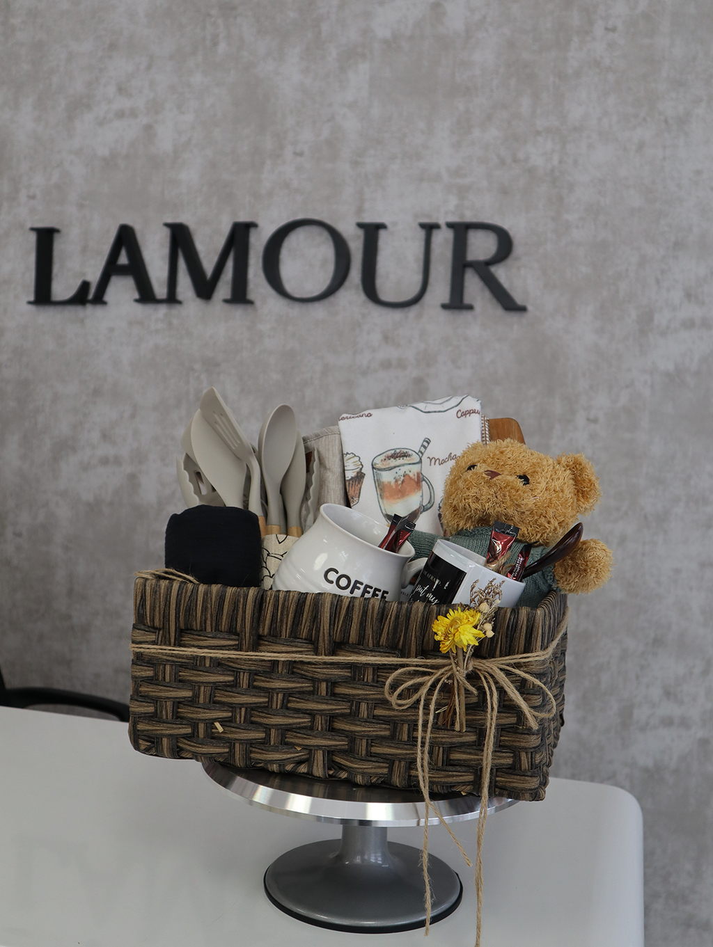 Cozy Coffee Lover’s Basket 🐻☕