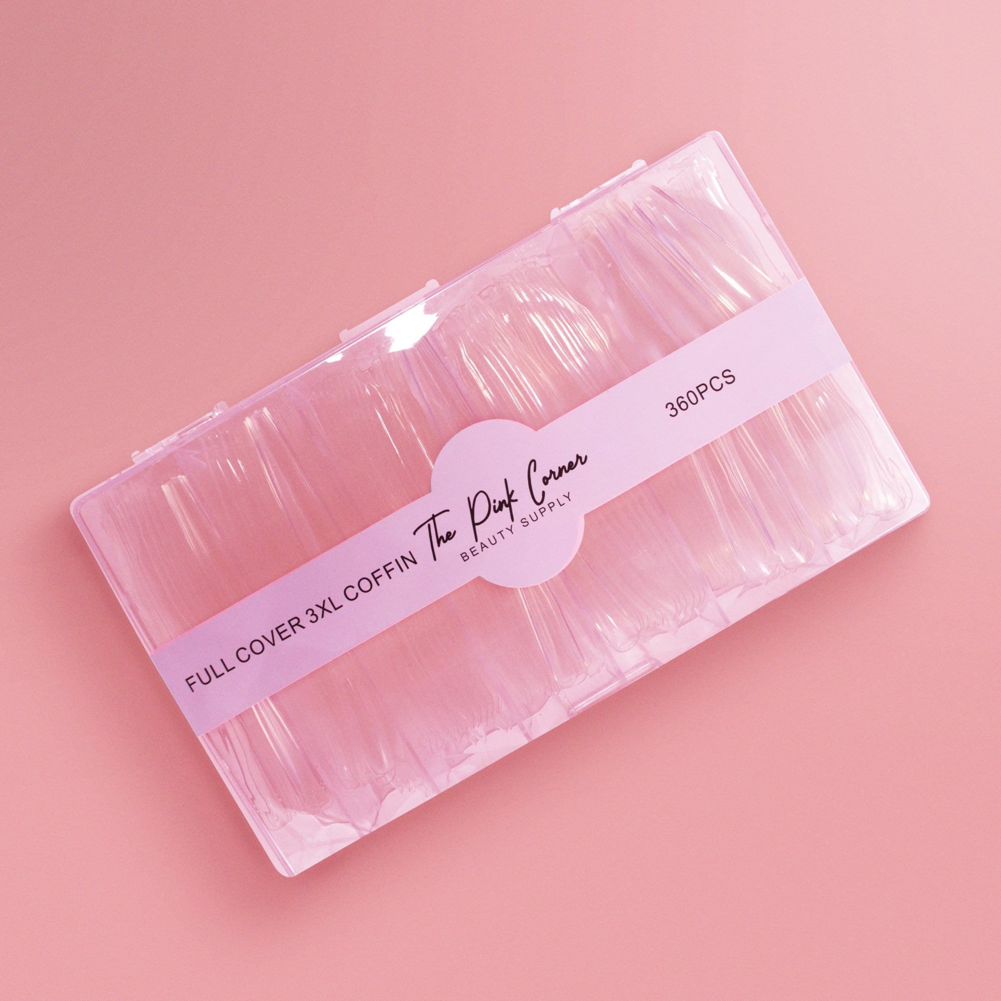 Nail Tips Full Cover 3XL Coffin (360 Pcs)