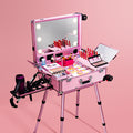 Vanity - Makeup Station With Mirror (Pink)