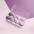 Makeup Sponge Purple (Set Of 8pcs)
