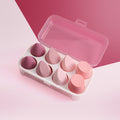 Makeup Sponge Pink (Set Of 8pcs)
