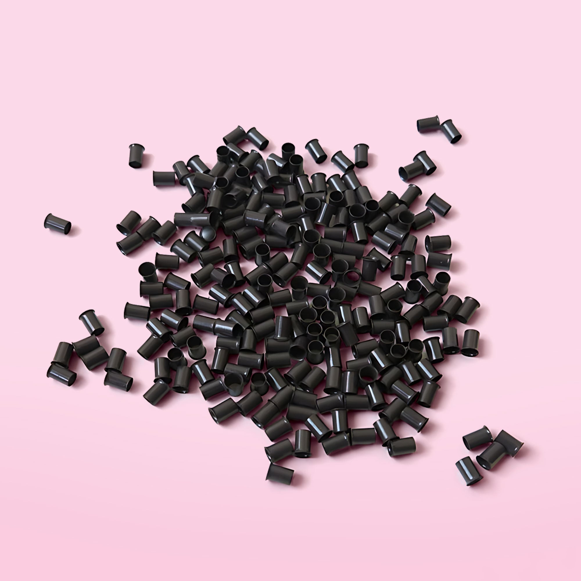 Euro  Locks Micro Rings (Black) (1000pcs)