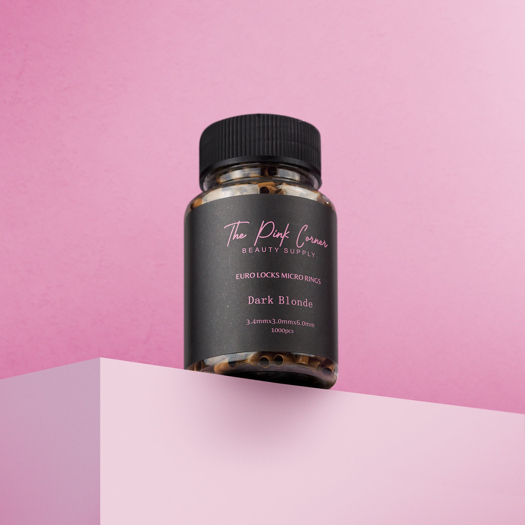 Euro Locks Micro Rings ( Dark Blonde) (1000pcs)