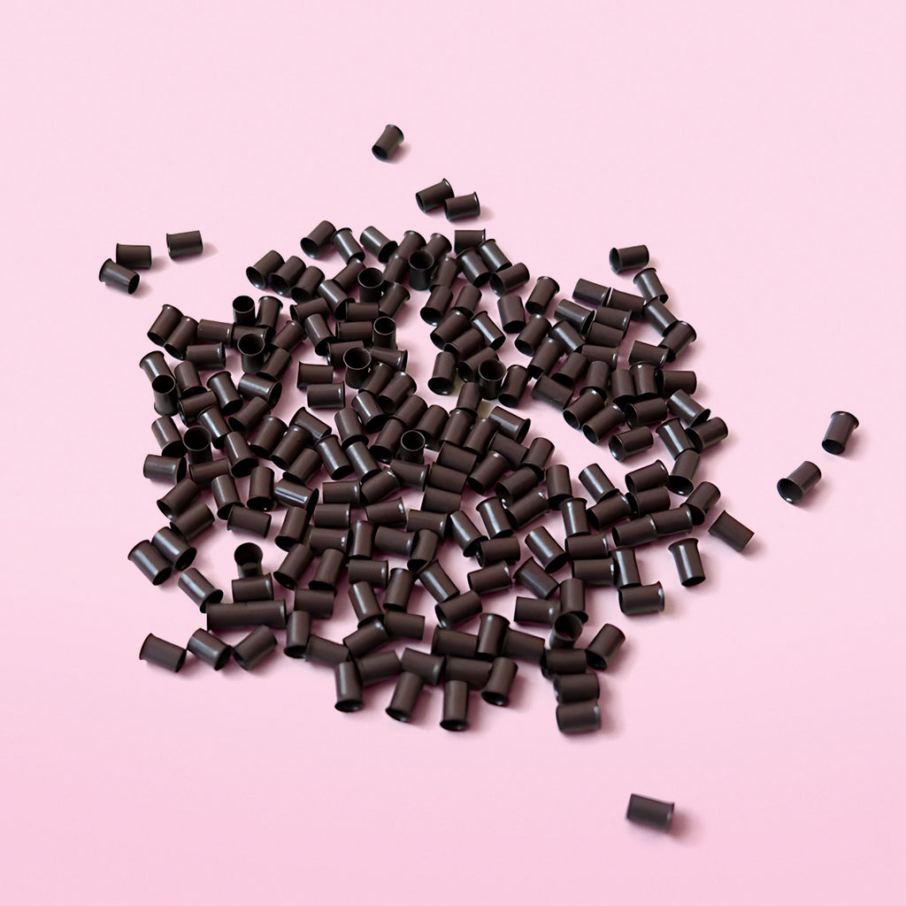 Euro Locks Micro Rings (Dark Brown) (1000pcs)