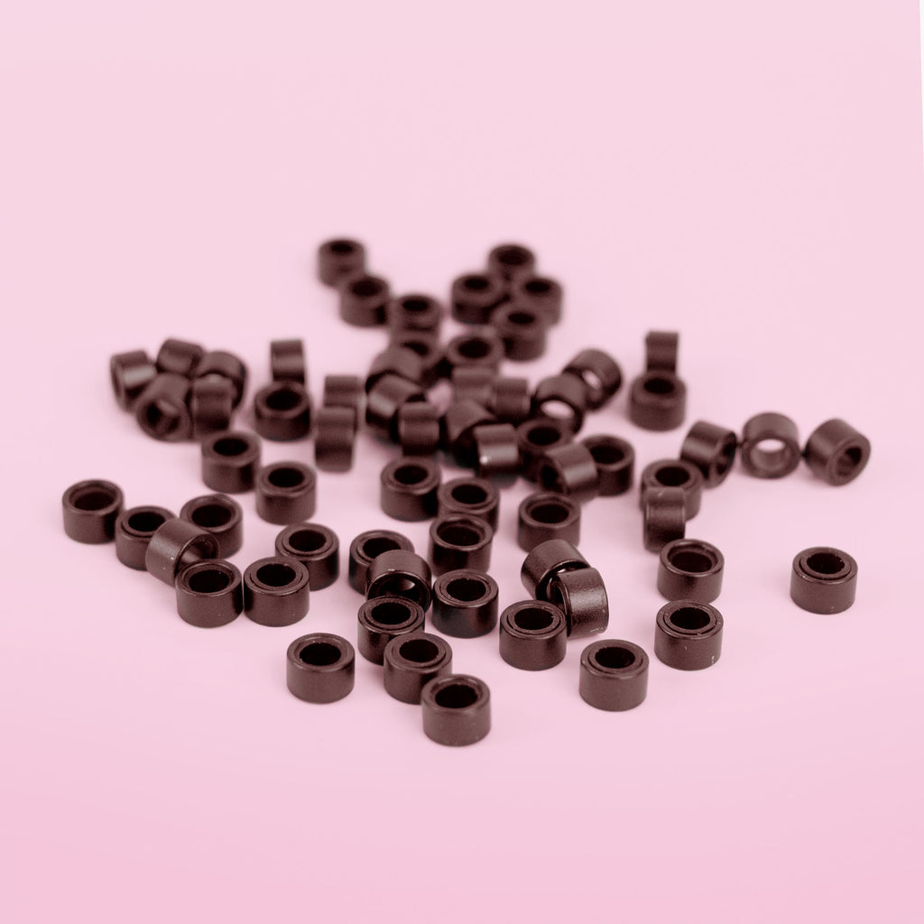 Aluminum Silicon Micro Beads (Dark Brown ) (1000pcs)