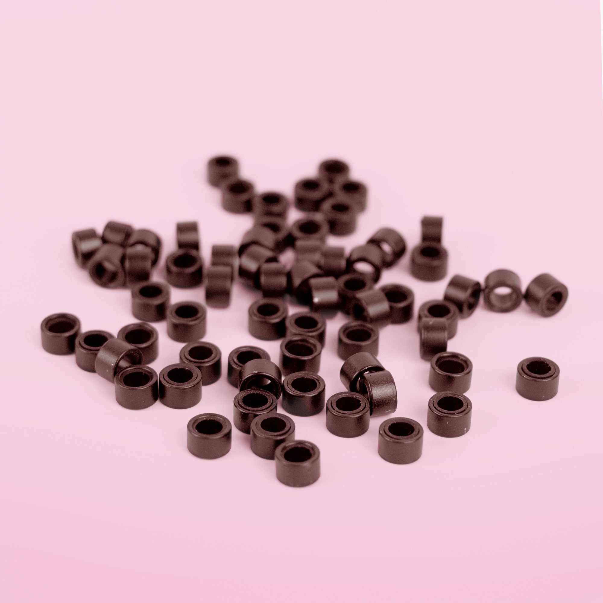 Aluminum Silicon Micro Beads (Dark Brown ) (1000pcs)