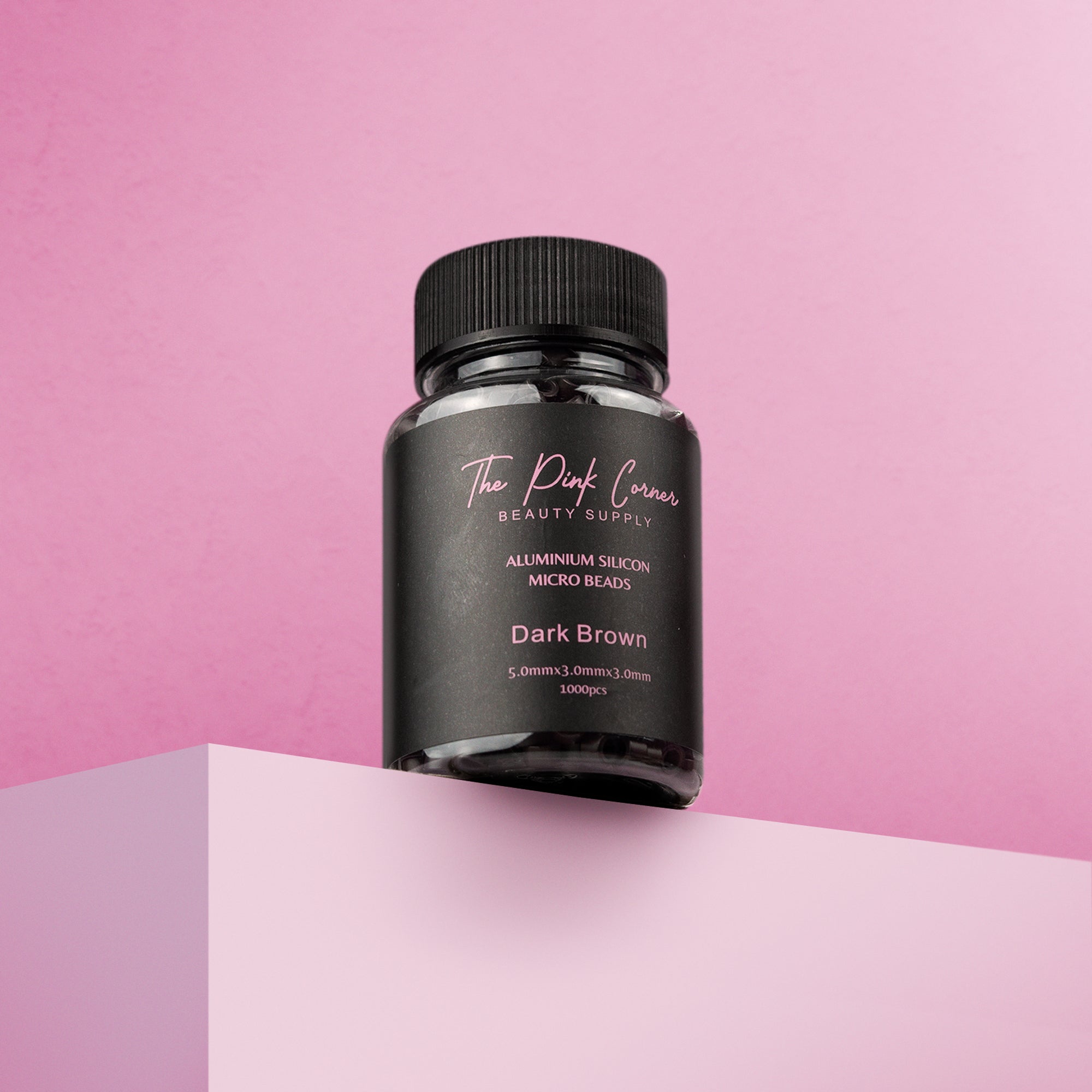 Aluminum Silicon Micro Beads (Dark Brown ) (1000pcs)