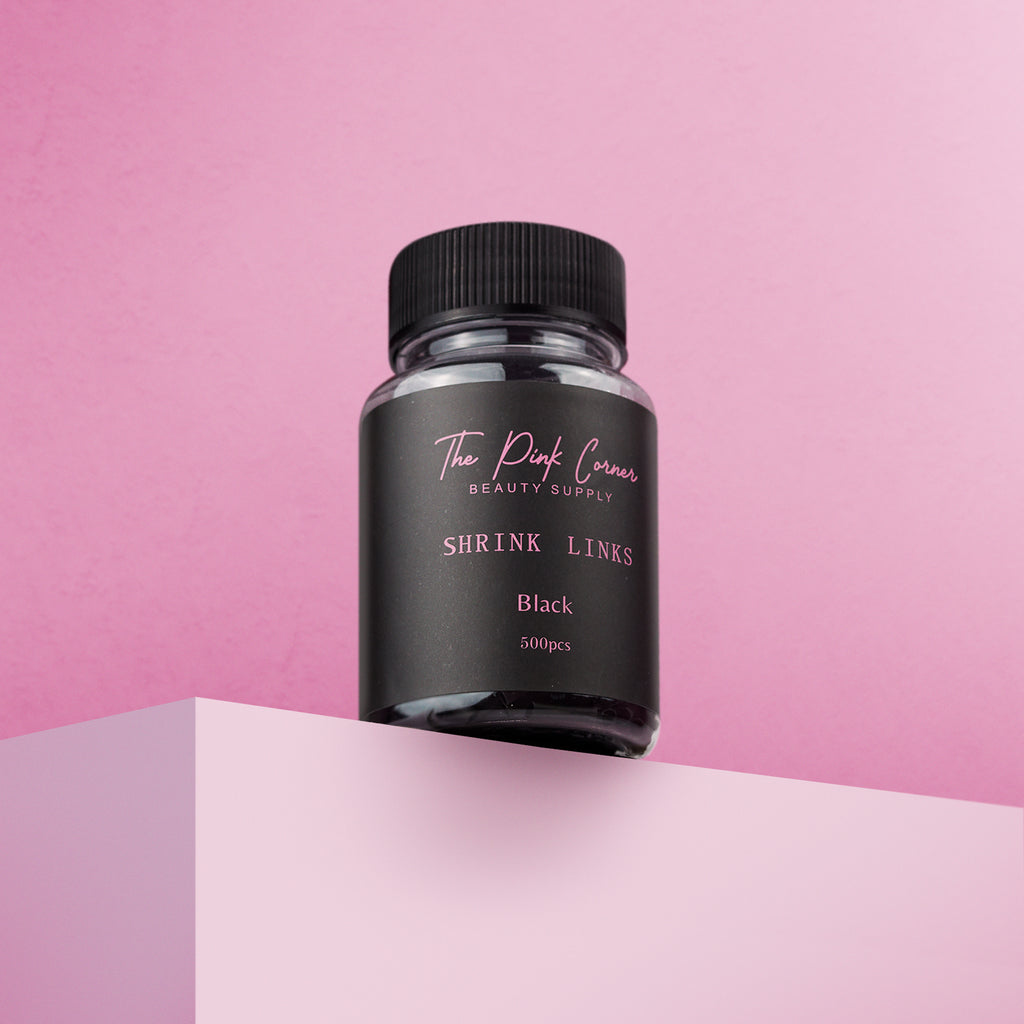 Shrink Links ( Black) ( 500pcs)