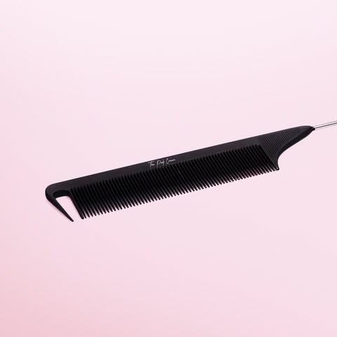 Comb with Metal End ( Black)