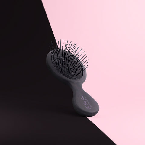 Mini Detangler Hair Brush (Black)