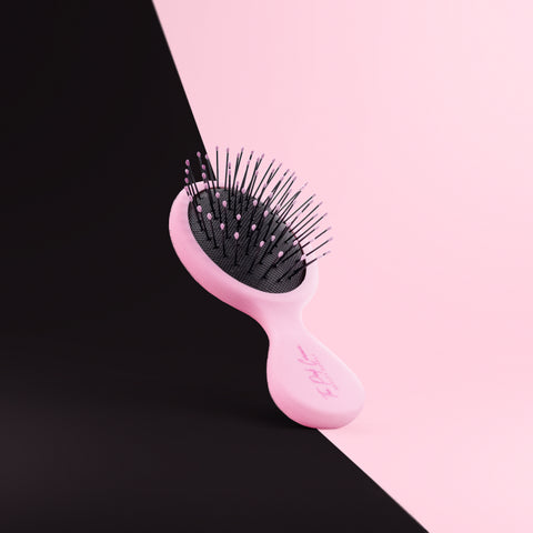 Mini Detangler Hair Brush (Pink)